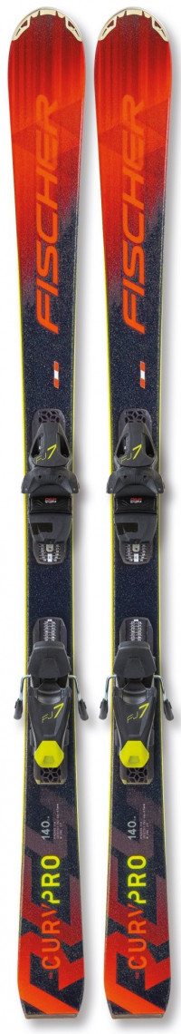 Горные лыжи детские Fischer Rc4 The Curv Pro (110-160) SLR + FJ7 AC (2021)