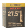 Велокамера Maxxis Ultralight 27.5X1.75/2.4 LSV48 Авто ниппель 0.6mm - Велокамера Maxxis Ultralight 27.5X1.75/2.4 LSV48 Авто ниппель 0.6mm