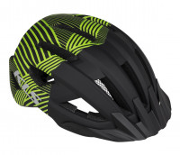 Шлем KLS DAZE, green M/L 55-58 cm, 14 вент. отверстий, двухкомпонентное литьё, съёмные козырёк и внутренняя вкладка, отражающий стикер сзади