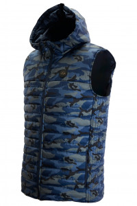 Жилет BAUER HOODED PUFFER VEST-SR-CAMO/COBALT (2022) (1059370)