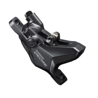 Калипер гидравлический SHIMANO M6100, post mount, полимерные колодки G03S без кулера, без адаптера