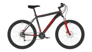 Велосипед Stark Indy 26.1 D Microshift черный/красный Рама: 16&quot; (2022) 