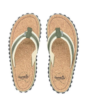 Шлепки унисекс Gumbies Flip-Flops corker khaki (2020) 