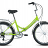 Велосипед Forward Valencia 24 2.0 зеленый/серый (2021) - Велосипед Forward Valencia 24 2.0 зеленый/серый (2021)
