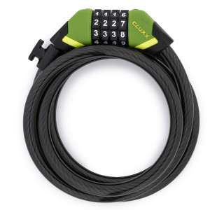 Замок велосипедный Cluxx Gardia 1250C green/black 