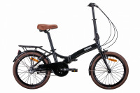 Велосипед Bear Bike Brugge 20 черный (2021)