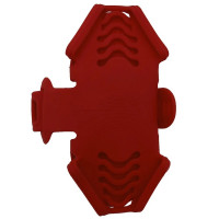 Держатель для смартфона Bone Bike Tie Pro 4.0"-6.5" красный