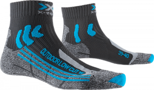 Носки женские X-Socks Trek Outdoor Low Cut Wmn Anthracite/Turquoise 