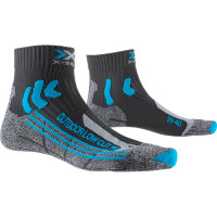 Носки женские X-Socks Trek Outdoor Low Cut Wmn anthracite/turquoise