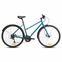 Велосипед Merida Crossway Urban 50 Lady Рама:XS(43cm) TealBlue/SilverBlue