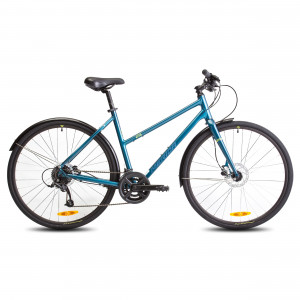 Велосипед Merida Crossway Urban 50 Lady TealBlue/SilverBlue Рама:XS(43cm) 