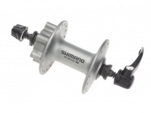 Втулка передняя SHIMANO HB-M525 DEORE, 36H, серебристая, б/уп. 