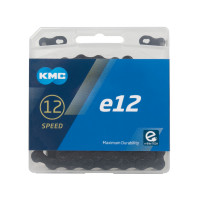 Цепь KMC 5-306101 e12 BlackTech 11/128" 12ск. 130 звеньев, с замком, д/SHIMANO/SRAM, максимальная прочность специально для E-Bikes, черная