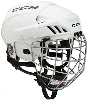 Шлем с маской CCM Fitlite 40 Combo SR white 