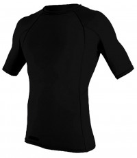 Гидромайка мужская короткий рукав O'Neill Rental S/S Rash Guard Black S21 (4666 002)