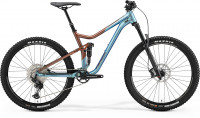 Велосипед Merida One-Forty 600 27.5" SilkBronze/Blue (2021)
