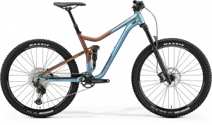 Велосипед Merida One-Forty 600 27.5&quot; SilkBronze/Blue (2021) 