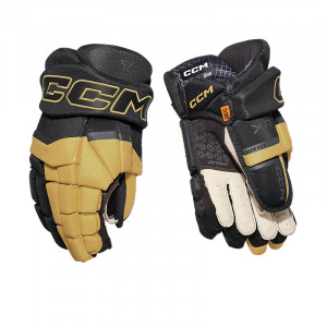 Перчатки CCM Tacks XR JR black/gold 