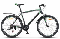 Велосипед Stels Navigator-600 V 26" V020 anthracite/green (2019)