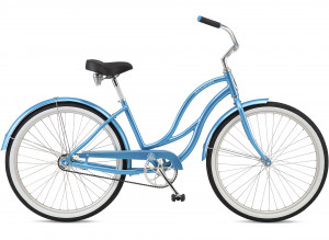 Велосипед Schwinn ALU 1 WOMEN 26&quot; голубой Рама M (17&quot;) (2022) 