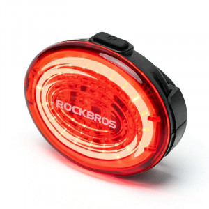 Фонарь задний ROCKBROS RB_24720004001 интеллектуальный круглый, зарядка Type-C 