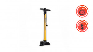 Велосипедный насос напольный Giyo GF-38P, металлический, 160 PSI 