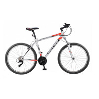 Велосипед Десна-2710 V 27.5" F010 серебристый/красный рама 17.5" (2022)