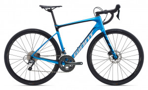 Велосипед Giant Defy Advanced 3 HYDRAULIC (HRD) 28&quot; Metallic Blue / Metallic Black (2020) 