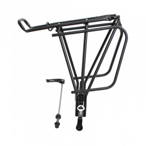 Багажник Ostand CD-251QR 6-251 24-29&quot;, сварной, регулируемый для дисковых тормозов, крепление к эксцентрику, алюминий, черный 