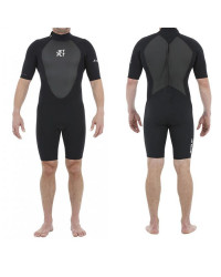 Гидрокостюм мужской короткий Jetpilot Flight S/S 2mm Springsuit Black (190540) (2020)