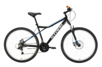 Велосипед Stark Slash 27.1 D черный/голубой Рама: 16" (2022)