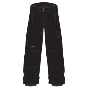 Брюки Vist Cosmic Hero Freeride Pants Gender Neutral RUS SKI TEAM black 999999 (2025) 