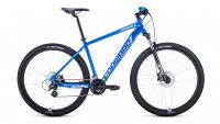 Велосипед Forward APACHE 29 X синий/серебристый (2021)