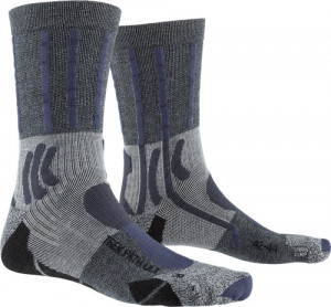 Носки X-Socks Trek Path Ultra Lt Opal Black/Dolomite Grey Melange 