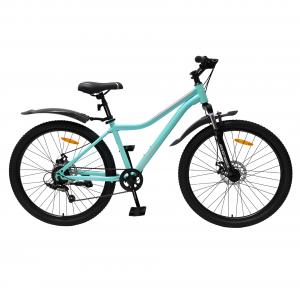 Велосипед Avenger C261DW 26" бирюзовый/серебристый рама: 15" (2025) 