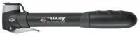 Насос ручной мини SKS Twinjex, алюминий, максимальное давление 10bar, чёрный