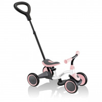 Беговел Globber Learning Bike 3in1 бело-розовый