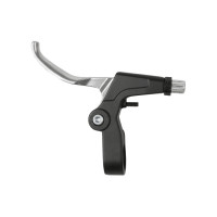 Торм. ручки M-Wave 5-361530 алюм. V-брэйк/кантилев. 3-4 пальца, серебристо-черные