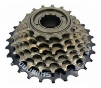 Кассета Shimano AMFTZ5007428 00-180885 трещотка, 7 скоростей, Tourney 7х14-28 HG/UG, коричневый