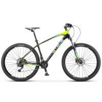 Велосипед Stels Navigator-790 D 27.5" V010 черный/салатовый рама: 18" (2023)