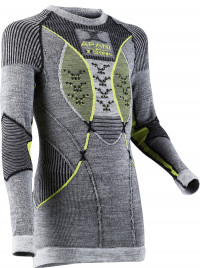 Термофутболка X-Bionic Apani 4.0 Merino Black/Gray/Yellow Junior