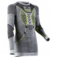 Термофутболка X-Bionic Apani 4.0 Merino Junior black/gray/yellow
