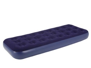 Кровать надувная Relax Flocked Air Bed Single 191х73х22 см синяя 