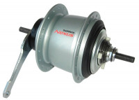 Втулка планетарная Shimano Nexus, C6001, 36 отверстий, 8 скоростей, ножной тормоз, 132x184мм, цвет серебро, б/уп.