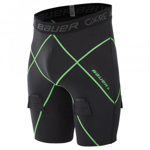 Шорты компрессионные с раковиной Bauer Core 1.0 Jock Short SR (1059321) 