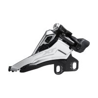 Переключатель передний Shimano XT M8100-E E-type, side-swing, для 2x12, верхняя тяга, для 36-38T