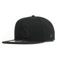 Бейсболка Atributika&Club №13 Snapback (подростковая) черная (54-57 см) 13075