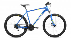 Велосипед Forward Apache 27.5 2.2 D синий/зеленый рама 21&quot; (2022) 