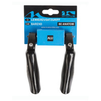 Рога M-WAVE 5-408167 алюм. прямые, короткие, анатомические, черные Рога M-WAVE 5-408167 алюм. прямые, короткие, анатомические, черные