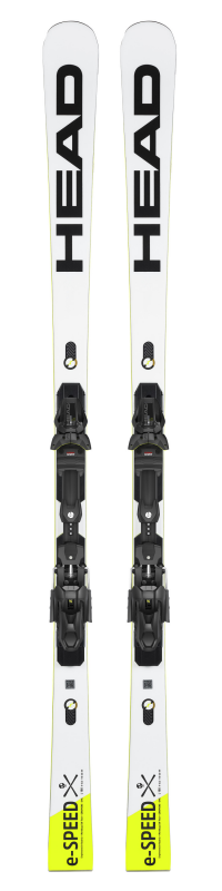 Горные лыжи Head WC Rebels e-Speed EVO 14 white-black + крепление FREEFLEX 14 GW BRAKE 85 [D] (2023)